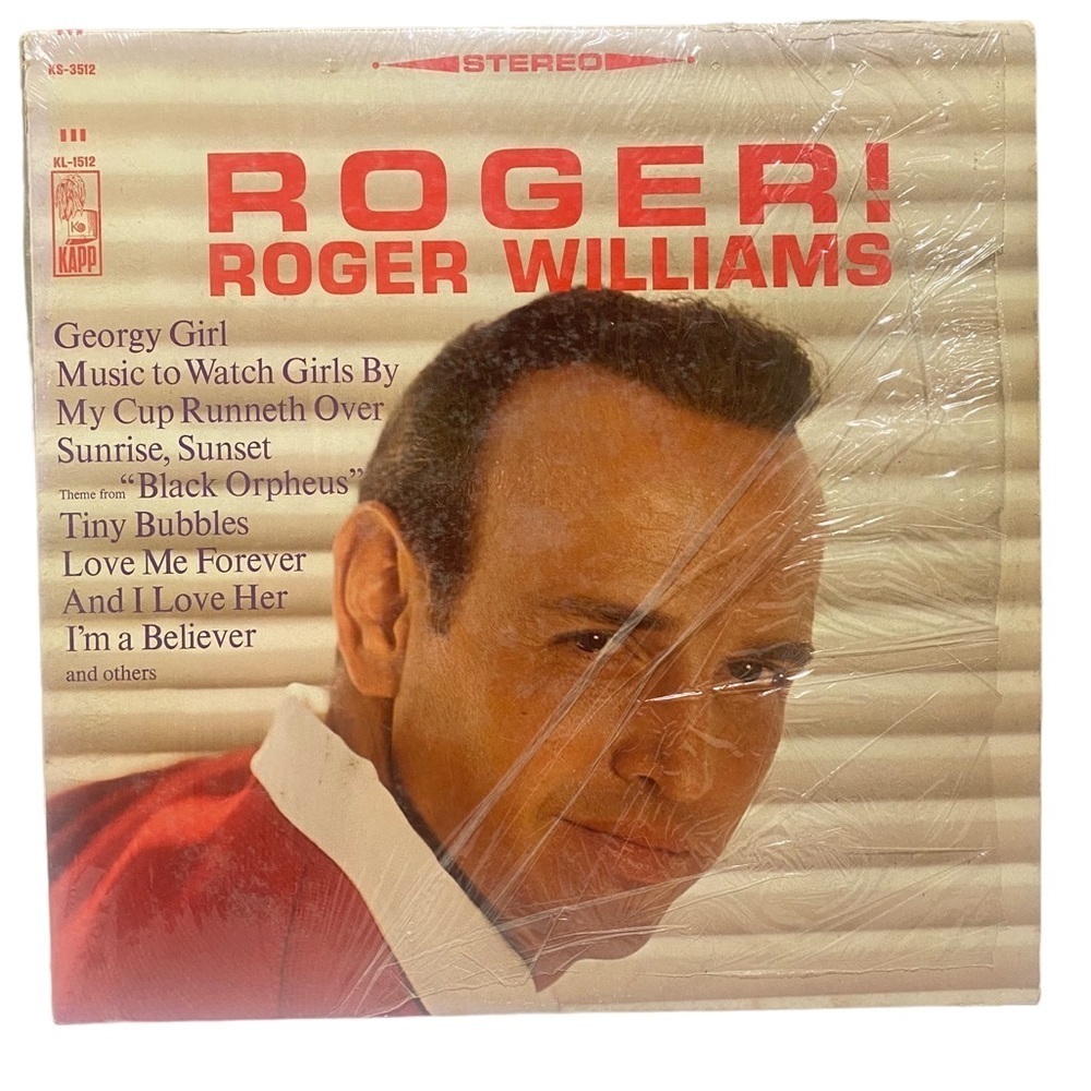 Roger Williams “Roger!” Vinyl (1960) London PS 202 Good+ LP Record Album